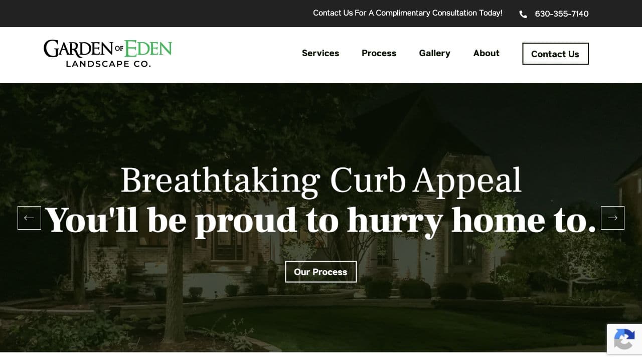 Selected work for Garden of Eden Landscaping Co.