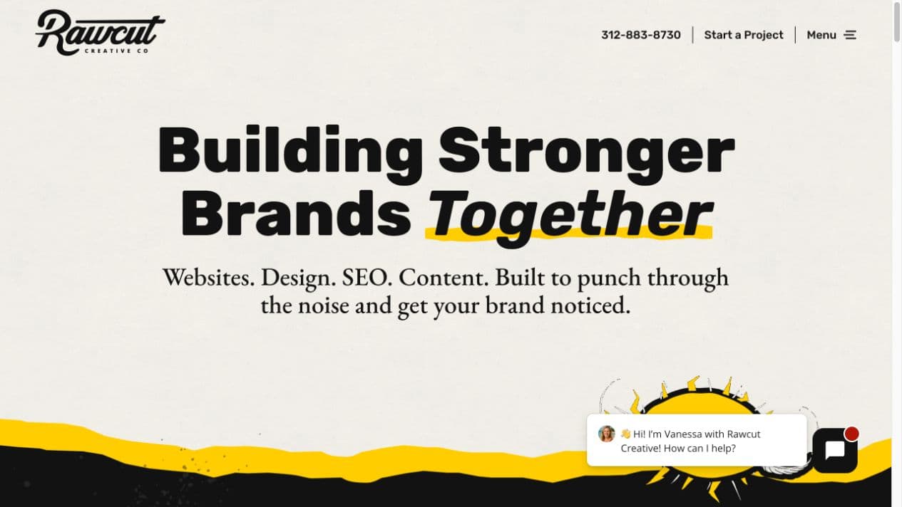 Selected work for Rawcut Creative